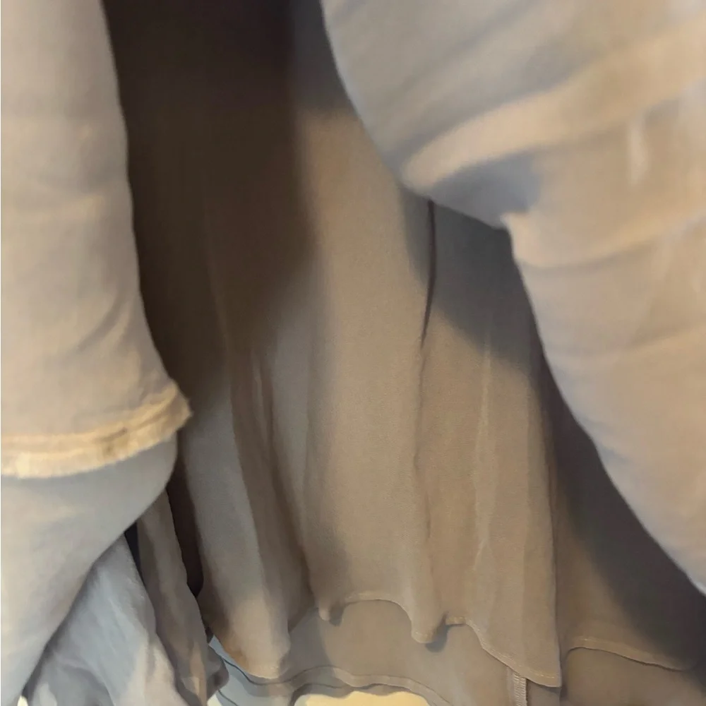 Anthropologie Ghost London Pale Blue Dress with Bell Sleeves - Picture 7 of 12